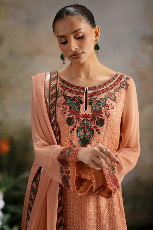 Freesia - Luxury Chiffon Collection - OMISHA-FWU5697 - Unstitched