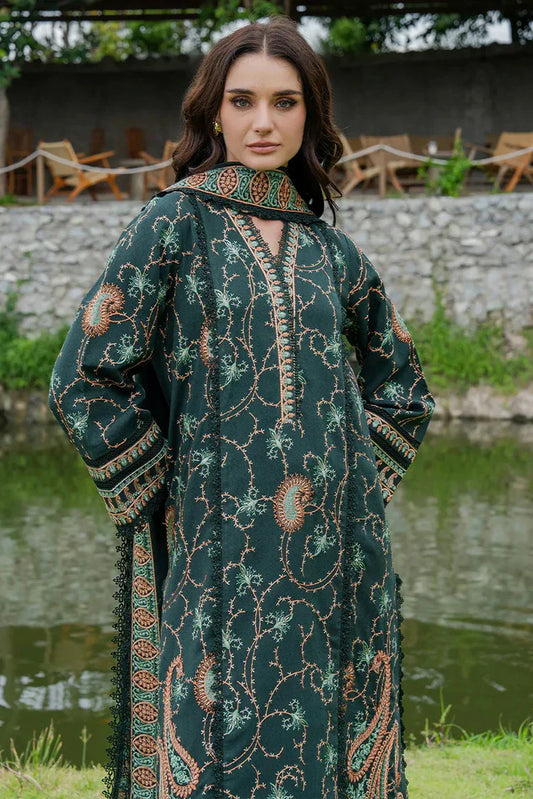 Faiza Faisal - Hoor Karandi Winter Edit - 475-ZAREYA - Unstitched