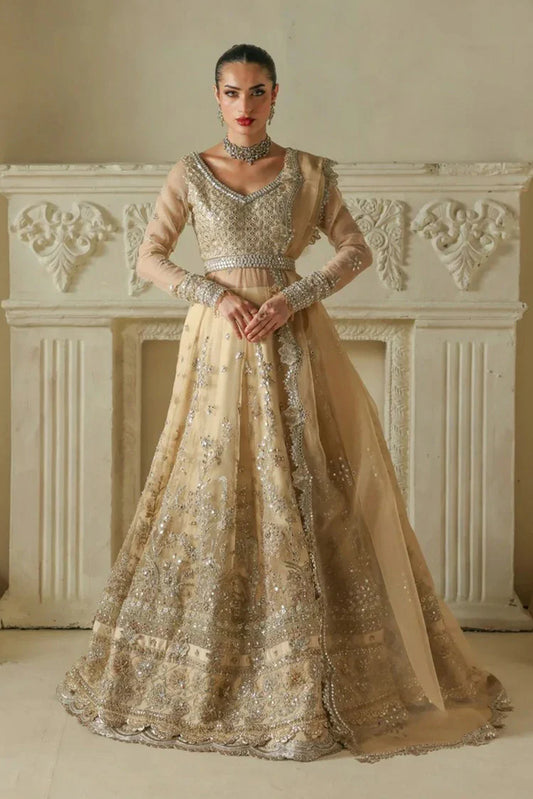 Khurshid - Festive Fusion Vol 1 - WF253FF1-2-Golden Drop - Unstitched