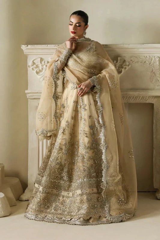 Khurshid - Festive Fusion Vol 1 - WF253FF1-2-Golden Drop - Unstitched