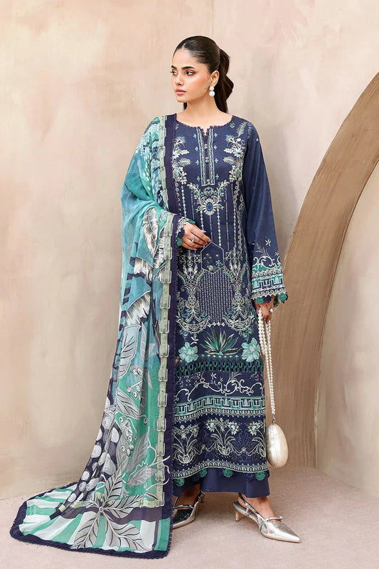 Picture of Ramsha - Mashaal Luxury Lawn Collection Vol 15 - L-1501 - Unstitched - Available at Raja Sahib