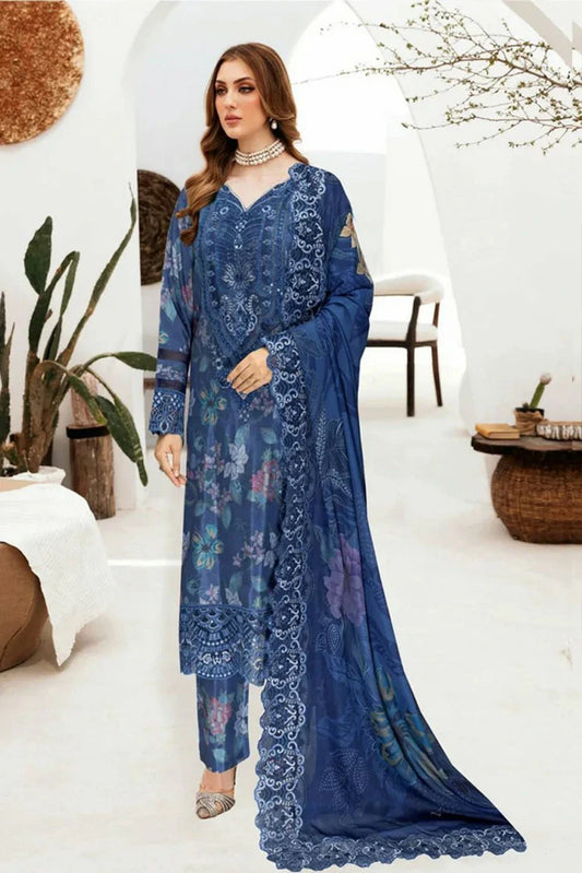 Picture of Ramsha - Riwaj Premium Rawsilk Collection Vol 6 - J-601 - Unstitched - Available at Raja Sahib