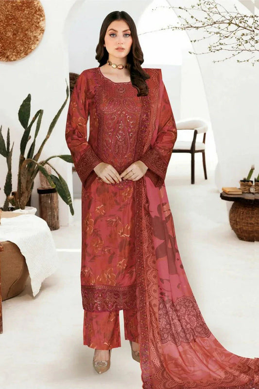 Picture of Ramsha - Riwaj Premium Rawsilk Collection Vol 6 - J-612 - Unstitched - Available at Raja Sahib