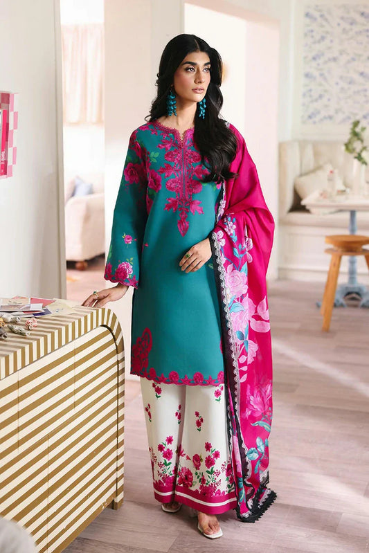 Picture of Rajbari - Nissa Summer Floral Symphony Collection - Design 01 - Unstitched - Available at Raja Sahib