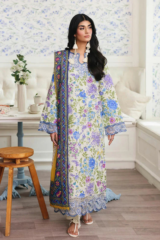 Picture of Rajbari - Nissa Summer Floral Symphony Collection - Design 02 - Unstitched - Available at Raja Sahib
