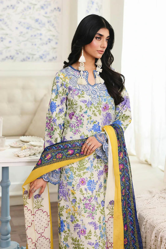 Picture of Rajbari - Nissa Summer Floral Symphony Collection - Design 02 - Unstitched - Available at Raja Sahib
