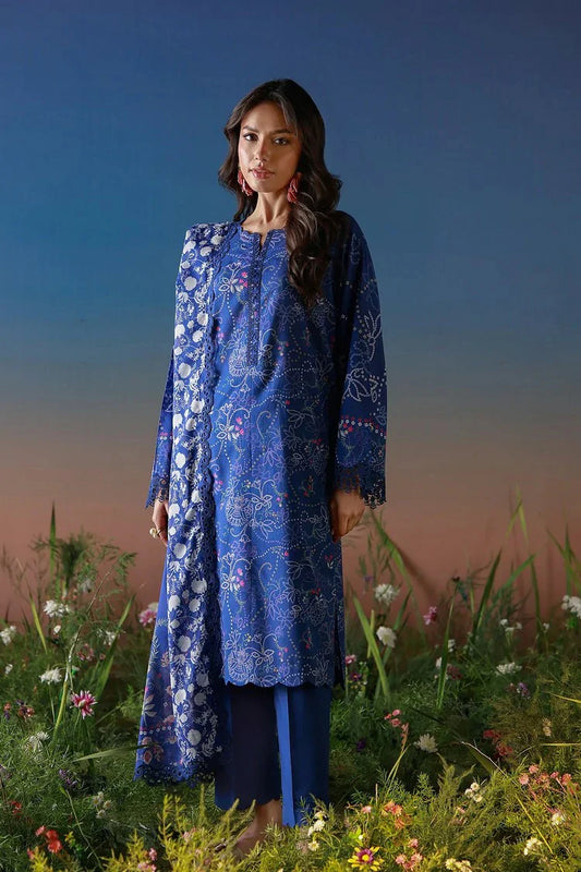 Sahar - Mirha Printed Lawn Collection - SS1-26-06-Bandhni Delight - Unstitched
