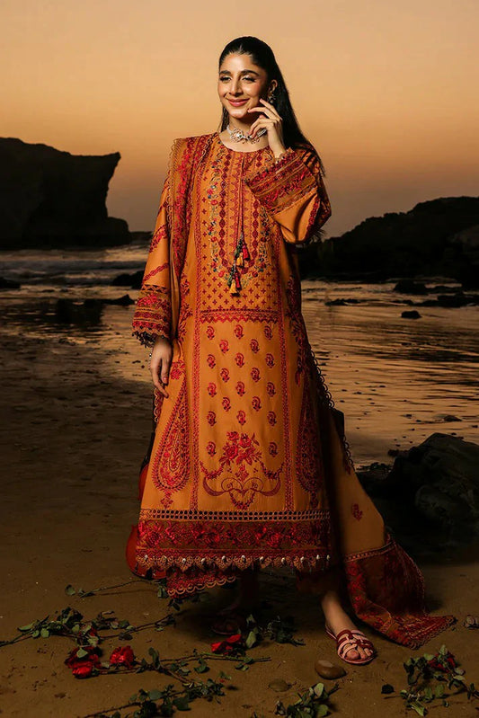 Picture of Imrozia - Hania Luxury Lawn Collection - SL-116 Rayna - Unstitched - Available at Raja Sahib