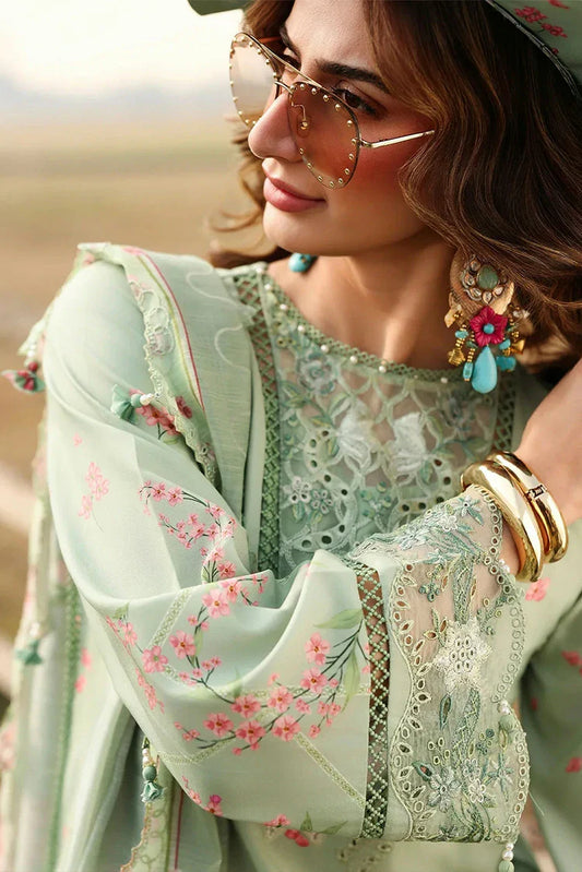 Picture of Sardinia - Festive Lawn - 1603-A WILLOW - Unstitched - Available at Raja Sahib