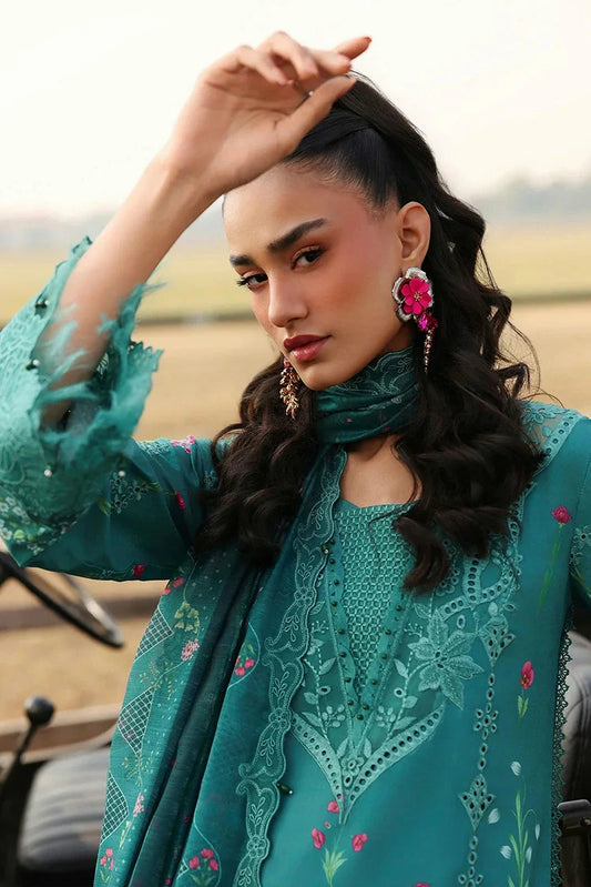 Picture of Sardinia - Festive Lawn - 1606-A TEALWOOD - Unstitched - Available at Raja Sahib