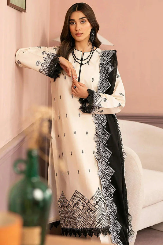 Rajbari - Raha Premium Chikankari - Design 03 - Unstitched