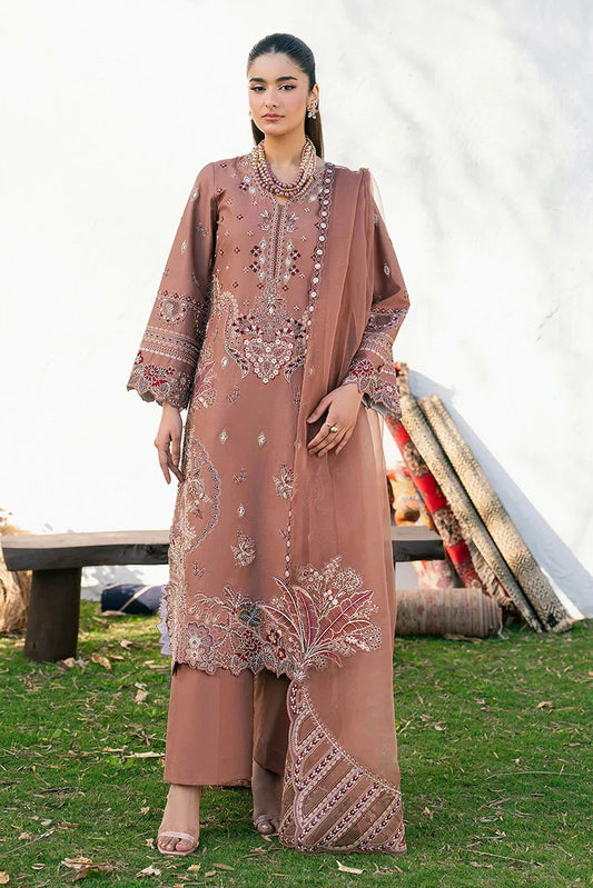 Zarizaa - Aura Of Flora - 3ULE07B-MAGMA - Unstitched