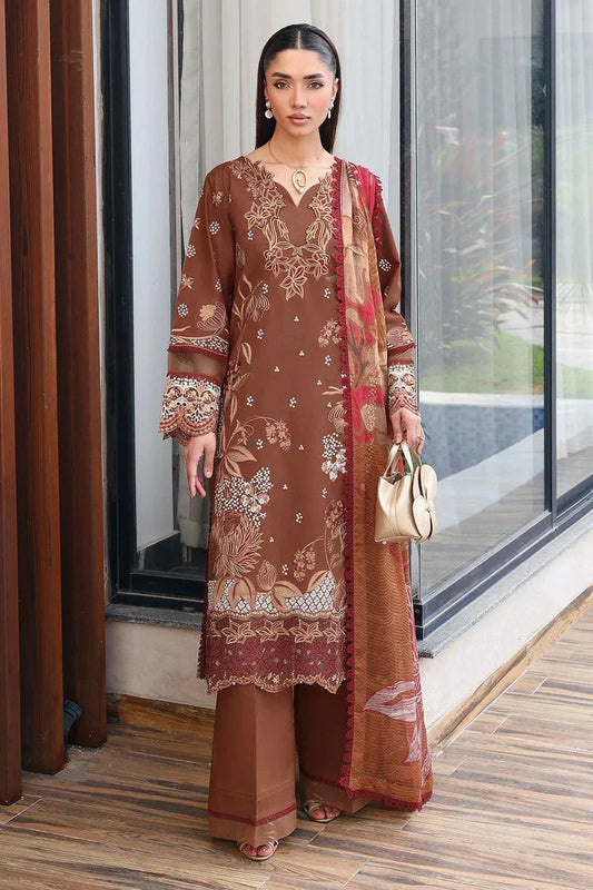 Picture of Ramsha - Andaaz Luxury Lawn Collection Vol 14 - Z-1401 - Unstitched - Available at Raja Sahib