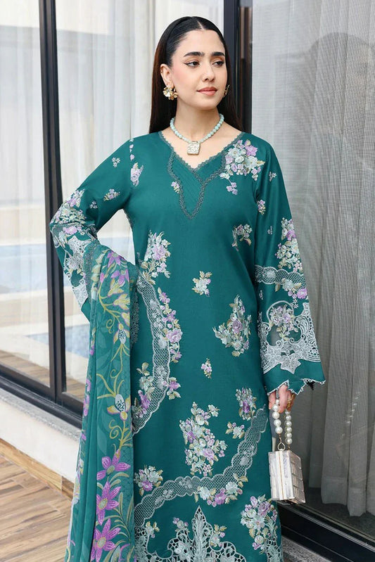 Picture of Ramsha - Andaaz Luxury Lawn Collection Vol 14 - Z-1410 - Unstitched - Available at Raja Sahib