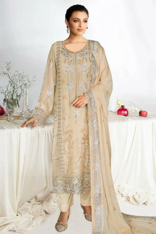 Picture of Ramsha - Sangeet Embroidered Chiffon Collection Vol 4 - B-402 - Unstitched - Available at Raja Sahib