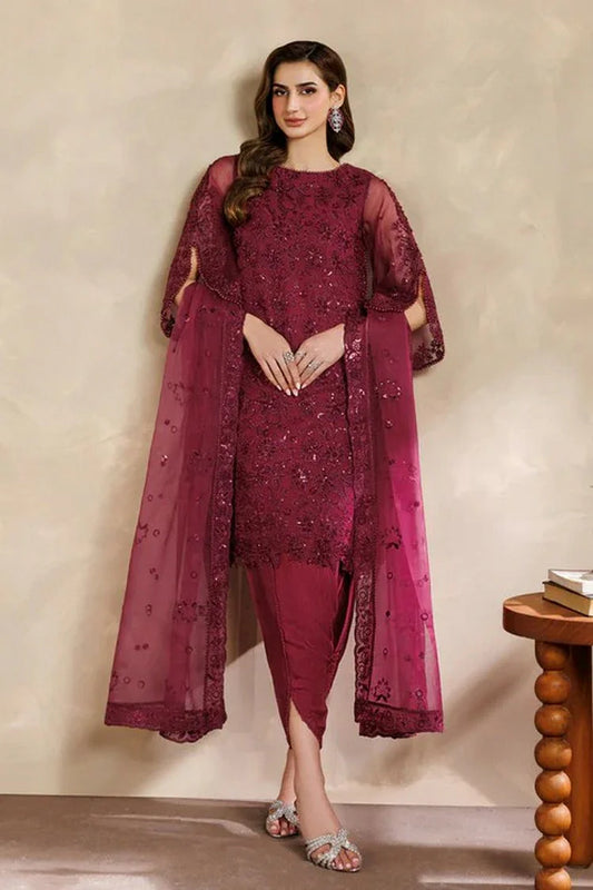 Picture of Zarif - Zayrah Formals - ZYR-SURKH-01 - Unstitched - Available at Raja Sahib