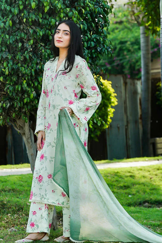 Picture of Ileen - Print Edit - 08-Viola - Unstitched - Available at Raja Sahib