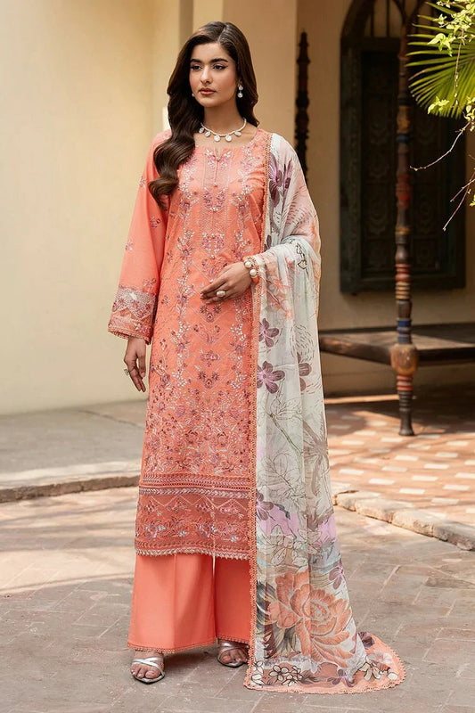 Picture of Ramsha - Ghazal Luxury Lawn Collection Vol 7 - G-706 - Unstitched - Available at Raja Sahib