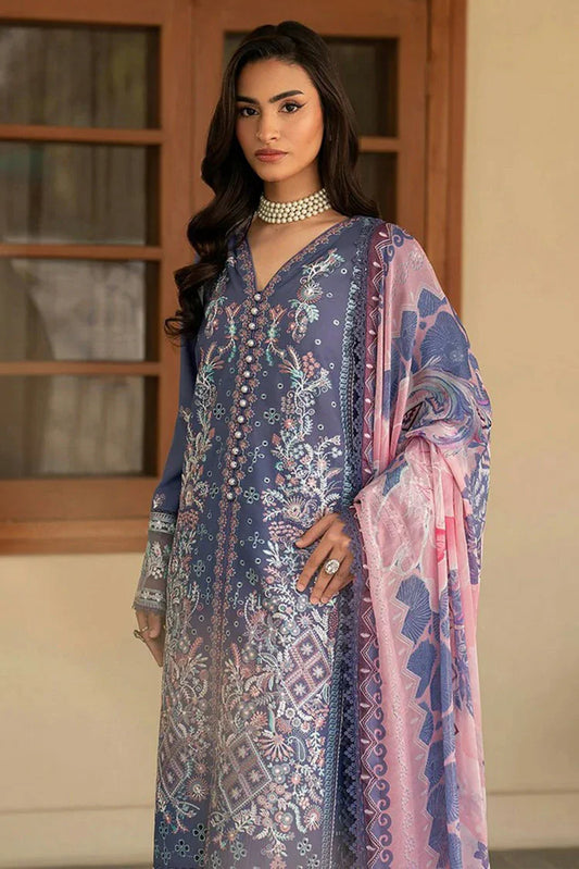 Picture of Ramsha - Ghazal Luxury Lawn Collection Vol 7 - G-707 - Unstitched - Available at Raja Sahib