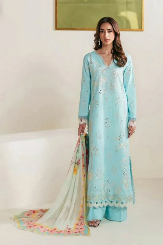 Picture of Neeshay - Whispers Of Summer Luxury Lawn - NH-24-SYLVIA - Unstitched - Available at Raja Sahib