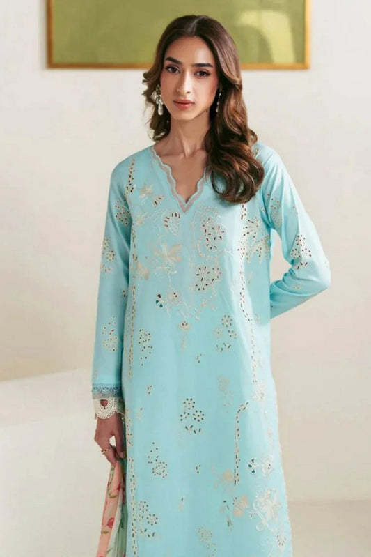 Picture of Neeshay - Whispers Of Summer Luxury Lawn - NH-24-SYLVIA - Unstitched - Available at Raja Sahib