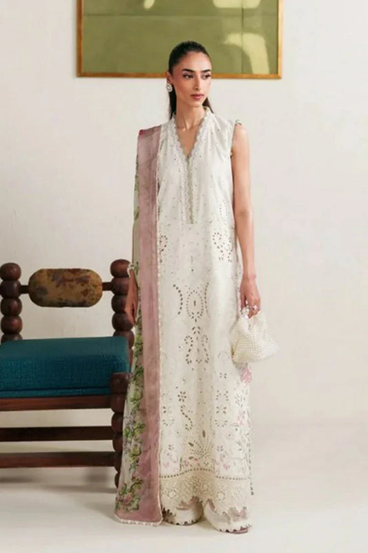 Picture of Neeshay - Whispers Of Summer Luxury Lawn - NH-26-IRIS - Unstitched - Available at Raja Sahib