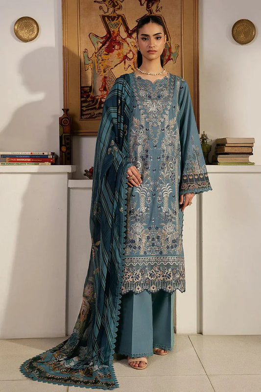 Picture of Ramsha - Mashaal Luxury Lawn Collection Vol 16 - L-1601 - Unstitched - Available at Raja Sahib