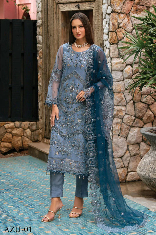 Picture of Azu - Lumen Festive Formal - AZU-01 - Unstitched - Available at Raja Sahib