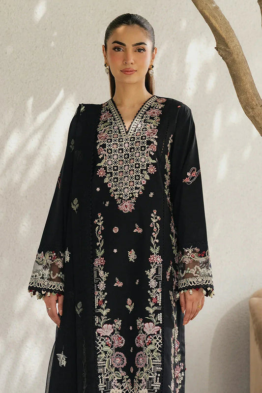 Picture of Seran - Eclat Premium Lux Lawn - 03-Noirea - Unstitched - Available at Raja Sahib
