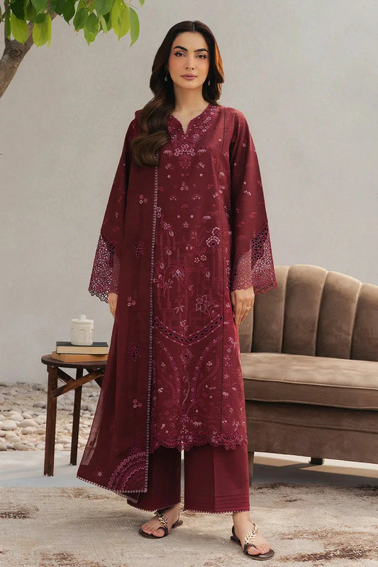 Picture of Seran - Eclat Premium Lux Lawn - 04-Amoire - Unstitched - Available at Raja Sahib