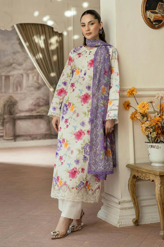 Picture of Rajbari - Raha Premium Printkari Vol 2 - Design 06 - Unstitched - Available at Raja Sahib
