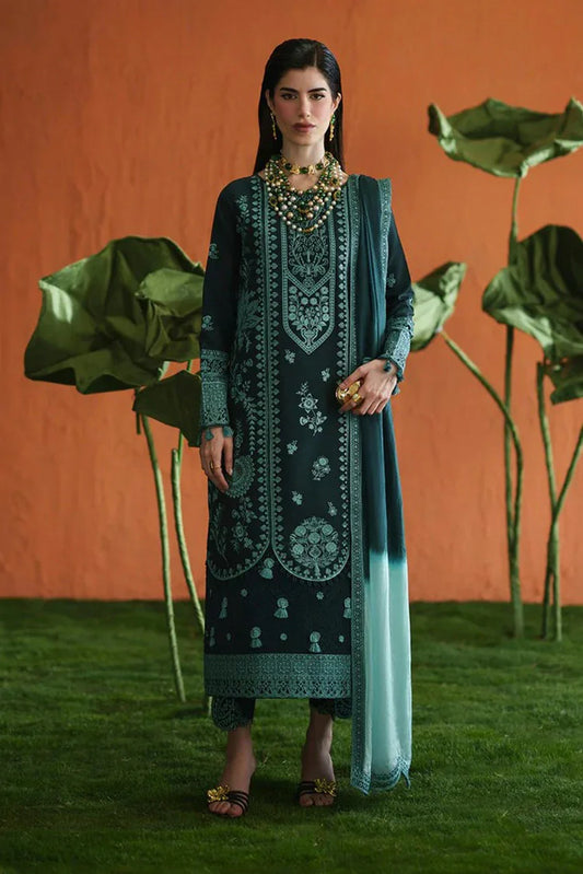 Picture of Zariya - Zaira Blooming Flower Lawn Collection - IEZAK-ZB6S108 - Unstitched - Available at Raja Sahib