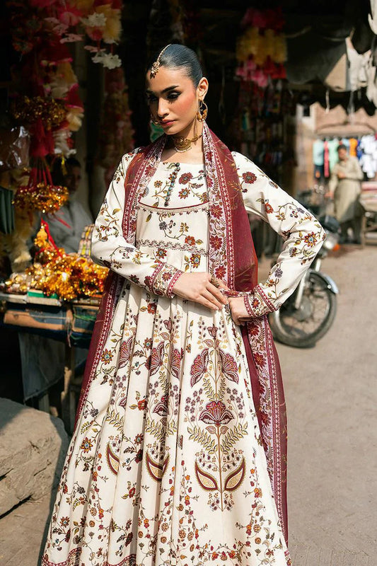 Shagna - Ek Dopahar Traditional Peshwaz Spring Summer - SP-105 (SITARA) - Unstitched