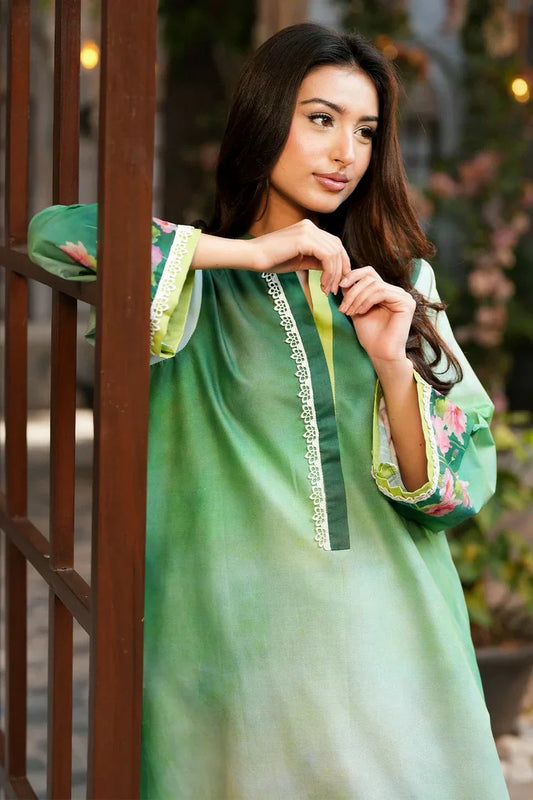 Mariam Aziz - Mahgul Printed Lawn Collection - F-4-010 Dhunn - Unstitched