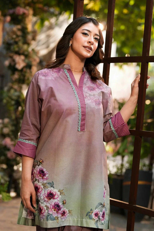 Mariam Aziz - Mahgul Printed Lawn Collection - F-4-012 Zimal - Unstitched