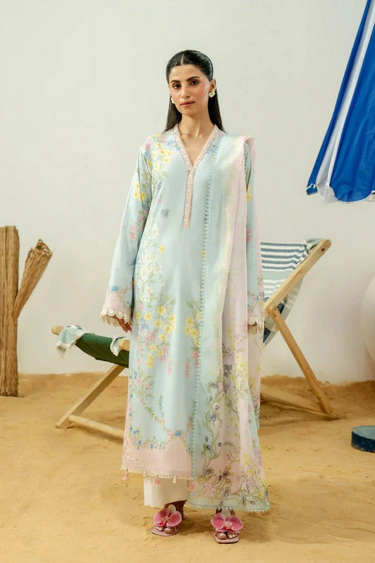 Zarposh - Sundaze Summer Prints - 04-Fiora - Unstitched