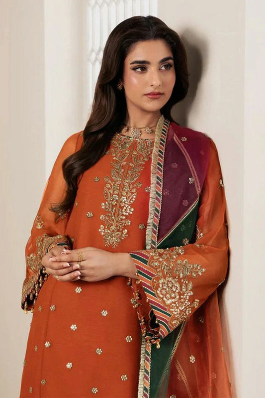 Zarif - Bayaan Chiffon Collection - ZR-BYN-02 SUNOOR - Unstitched