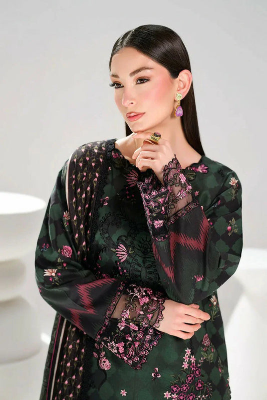 Ramsha - Dhanak Embroidered Lawn Collection Vol 2 - DH-206 - Unstitched