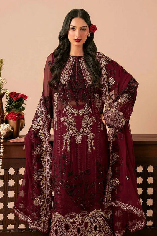 Ramsha - Dastak Luxury Chiffon Collection Vol 3 - Q-303 - Unstitched