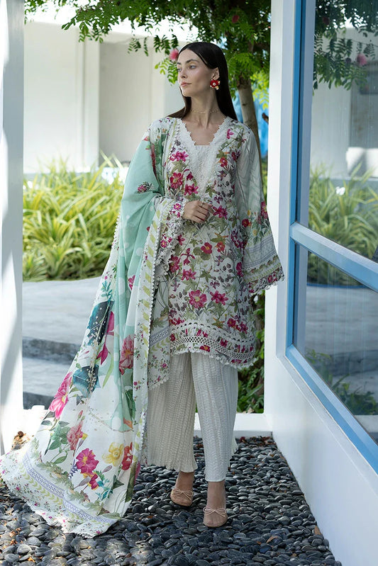 Picture of Elaf - Santorini Prints Collection - EPN-9B Chantilly - Unstitched - Available at Raja Sahib