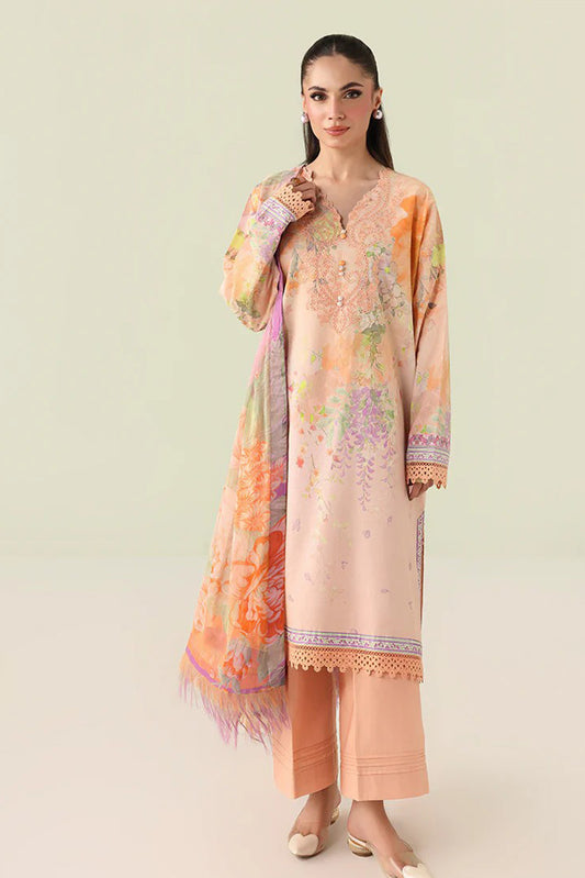 Picture of Roheenaz - Rosette Lawn Collection - 2B-Sunlit Fern - Unstitched - Available at Raja Sahib