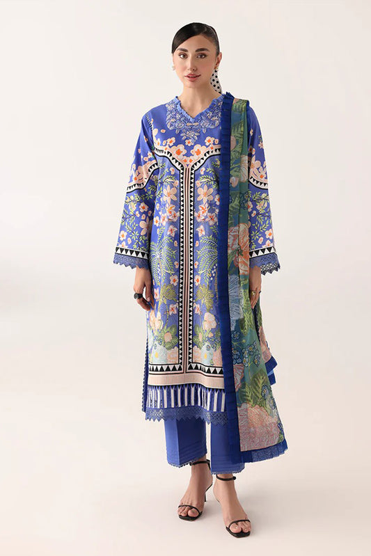 Picture of Roheenaz - Rosette Lawn Collection - 6A-Breeze Of Dawn - Unstitched - Available at Raja Sahib