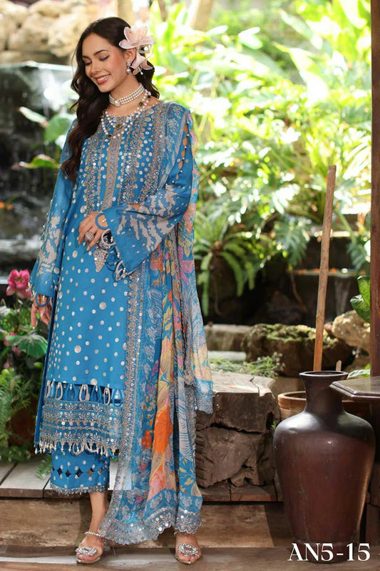 Picture of Charizma - Aniiq Embroidered Printed Lawn Collection Vol 2 - AN5-15 - Unstitched - Available at Raja Sahib