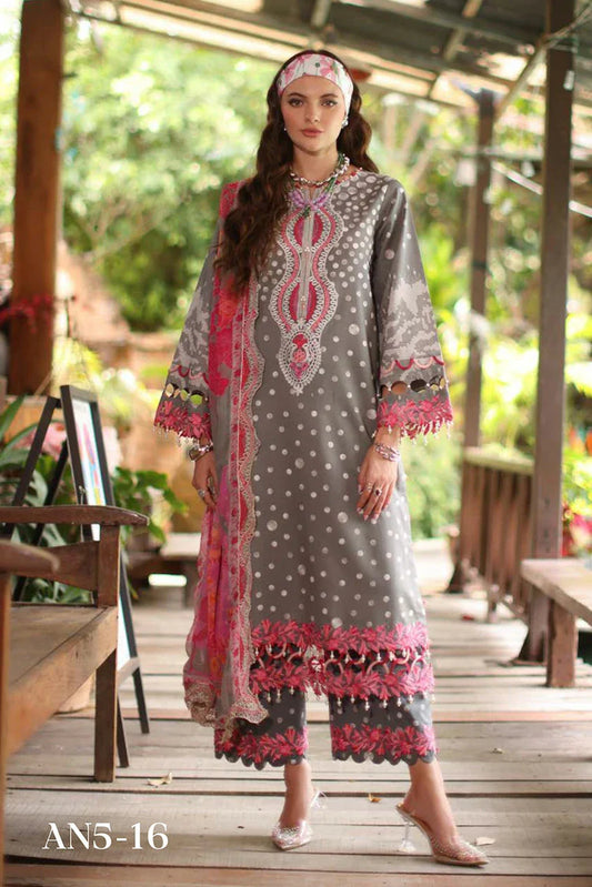 Picture of Charizma - Aniiq Embroidered Printed Lawn Collection Vol 2 - AN5-16 - Unstitched - Available at Raja Sahib