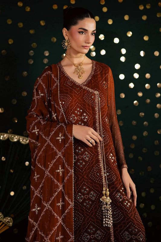 Picture of Nureh - Mukeshkari Embroidered Mukesh Chiffon Collection Vol 1 - MK-19 - Unstitched - Available at Raja Sahib