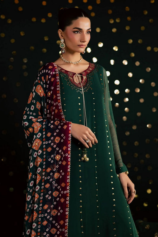 Picture of Nureh - Mukeshkari Embroidered Mukesh Chiffon Collection Vol 1 - MK-20 - Unstitched - Available at Raja Sahib