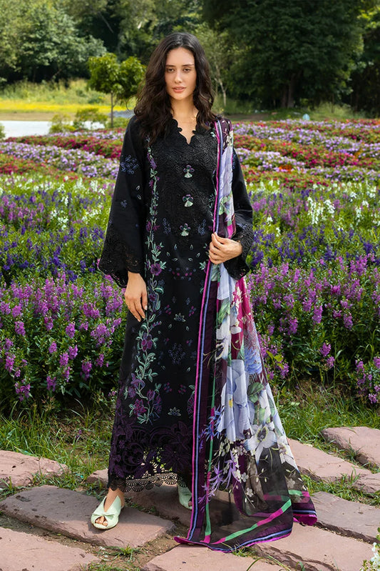 Picture of Mushq - Hemline The Secret Garden - 1B-Garden Lullaby - Unstitched - Available at Raja Sahib