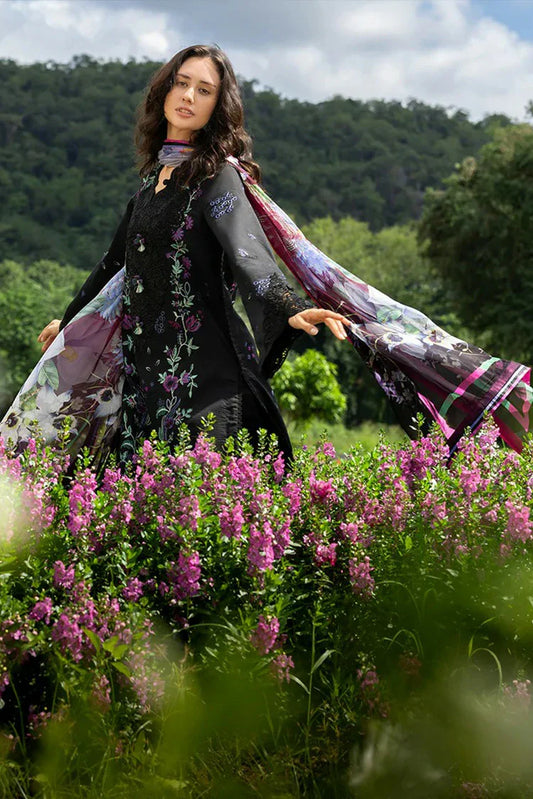 Picture of Mushq - Hemline The Secret Garden - 1B-Garden Lullaby - Unstitched - Available at Raja Sahib