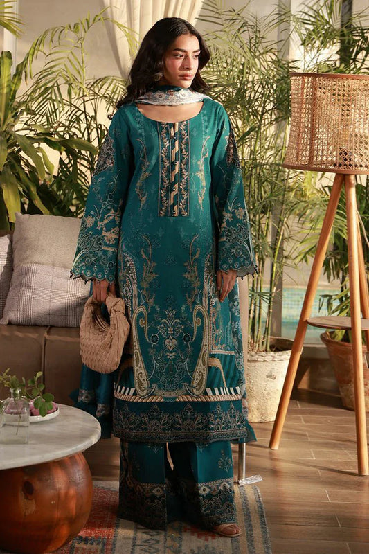 Picture of Gulaal - Delia Lawn Collection - D4-ISLA - Unstitched - Available at Raja Sahib