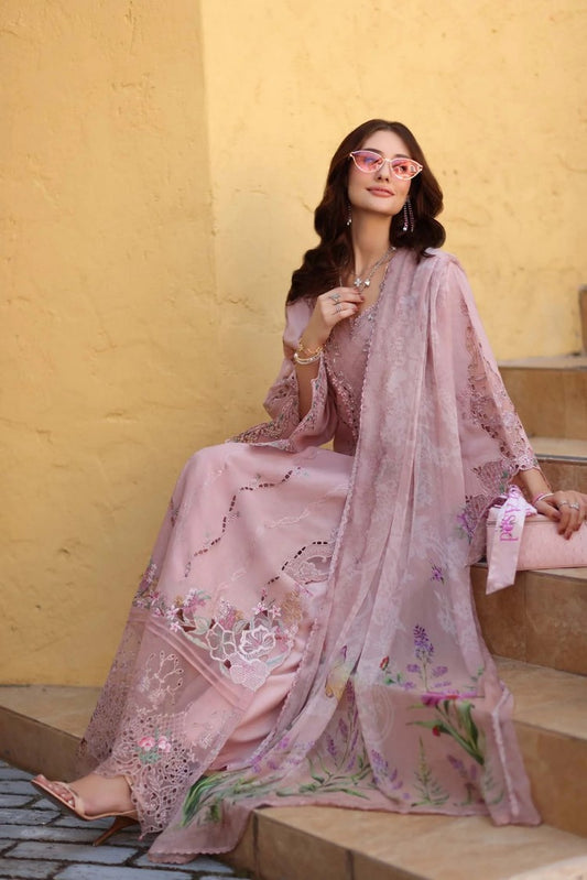 Picture of Noor by Saadia Asad - Noor Luxe Chickenkari - Design-2A - Unstitched - Available at Raja Sahib